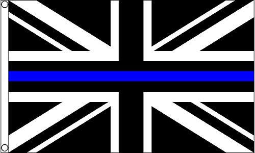 Thin Blue Line Union Jack Flag - 3x5ft