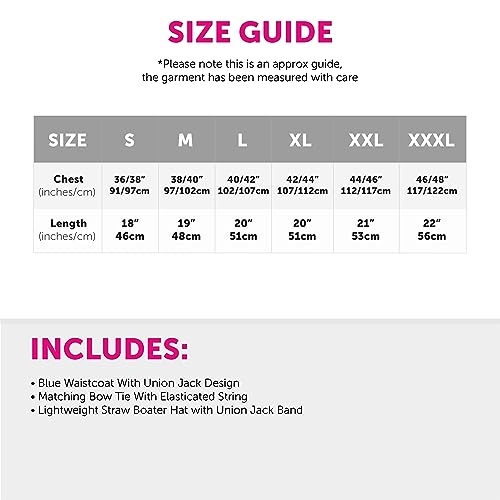 Large Union Jack Fancy Dress Costume Set