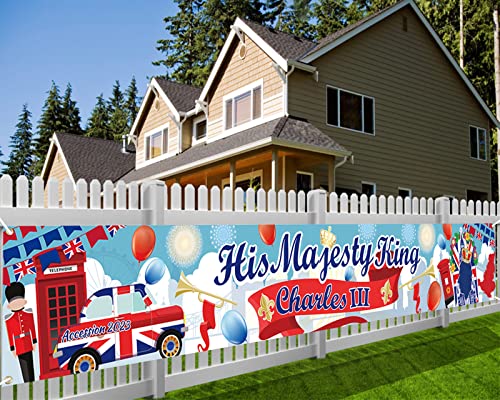 UK Patriotic King Charles III Banner