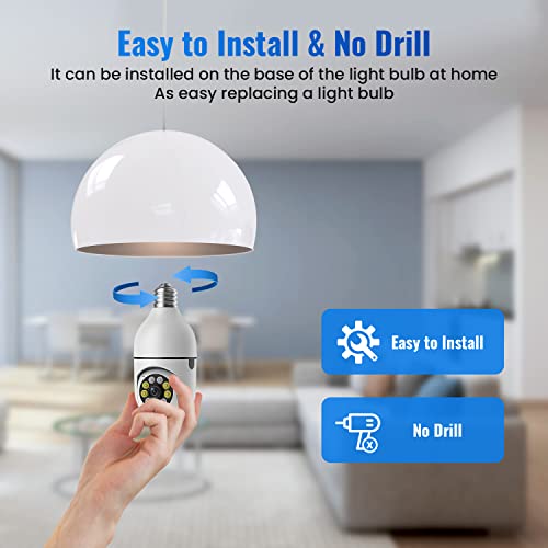 1080P Wireless Tuck Light Bulb Camera