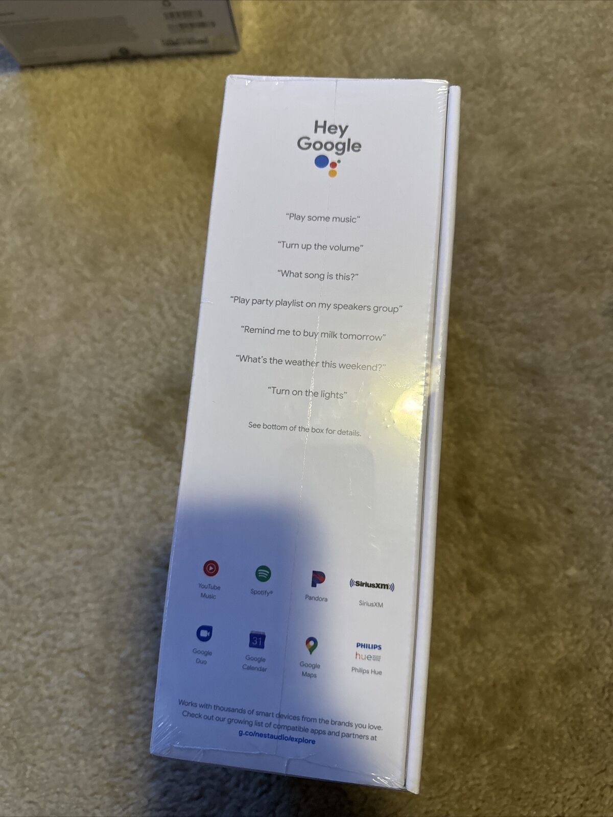 Nest Audio - Smart Google Speaker - Chalk