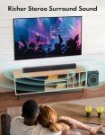 Puxinat 2-in-1 Sound Bar with Subwoofer for TV