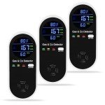 3-Pack Carbon Monoxide & Gas Detectors Bundle