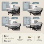 Sven & Son Adjustable Bed Base with Massage & USB