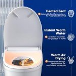 Smart Heated Bidet Toilet Seat with Dryer