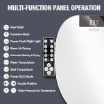 Smart Heated Bidet Toilet Seat with Night Light