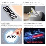 Smart Heated Bidet Toilet Seat with Night Light