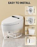 Smart Tankless Toilet with Bidet and Heated Seat