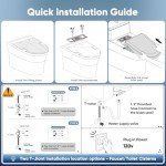 Smart Heated Bidet Toilet Seat with Dryer