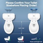 Smart Heated Bidet Toilet Seat with Dryer