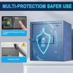 Mutak Smart Home Biometric Safe with LED Alarm