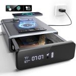 Smart Biometric Gun Safe with Wireless Charging
