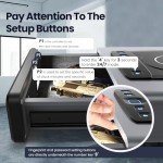 Smart Biometric Gun Safe with Wireless Charging