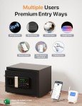 FORFEND WiFi Smart Home Safe with App Lock