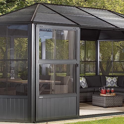 Sojag 12' x 18' Aluminum Solarium with Mosquito Net