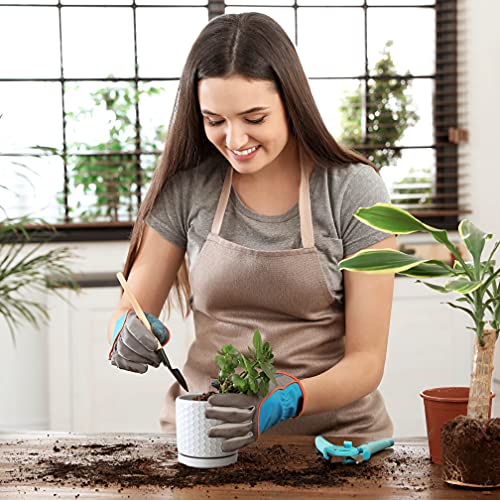 Modern Matte White Honeycomb Ceramic Planter Pots - Set of 2
