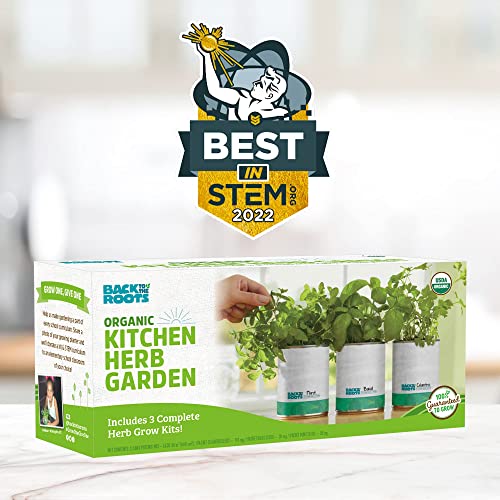 Complete Herb Kit with Basil, Mint, & Cilantro Seeds