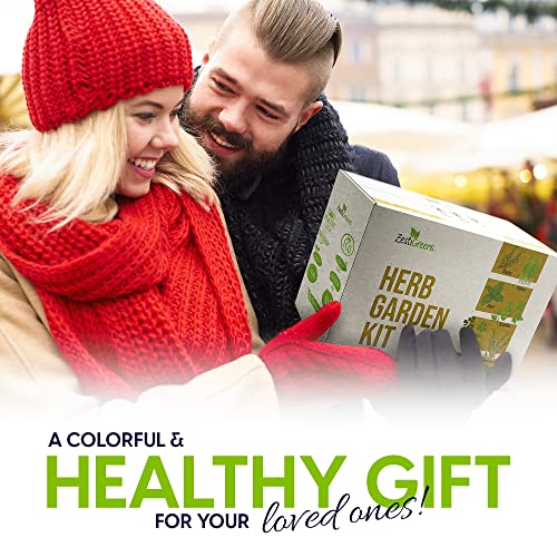 8-Piece Deluxe Herb Garden Set for Indoor & Outdoor