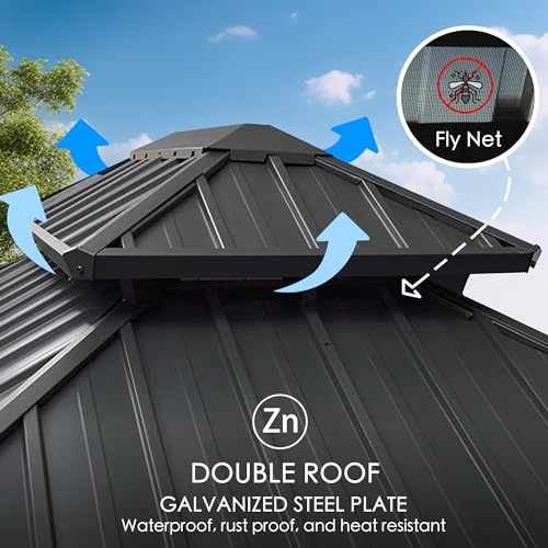 Kozyard Alexander 10' X 12' Aluminum Gazebo