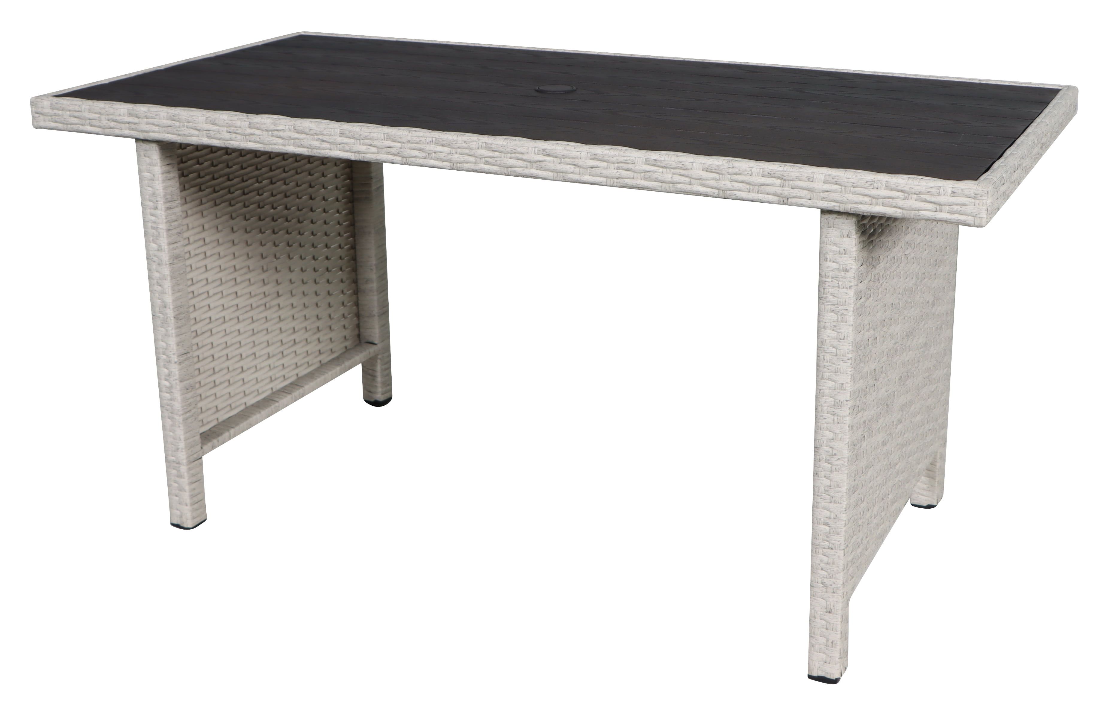 Brookbury 5 Piece Wicker Outdoor Sectional Dining Set