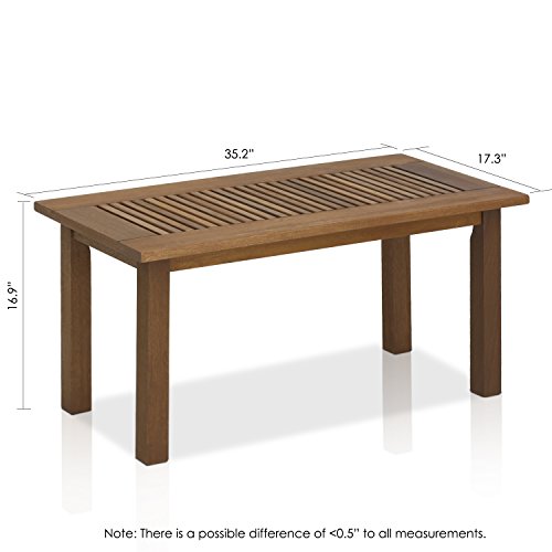 Tioman Hardwood Outdoor Coffee Table in Teak Oil