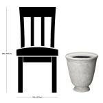 Ember Gray Resin Planter by Better Homes & Gardens