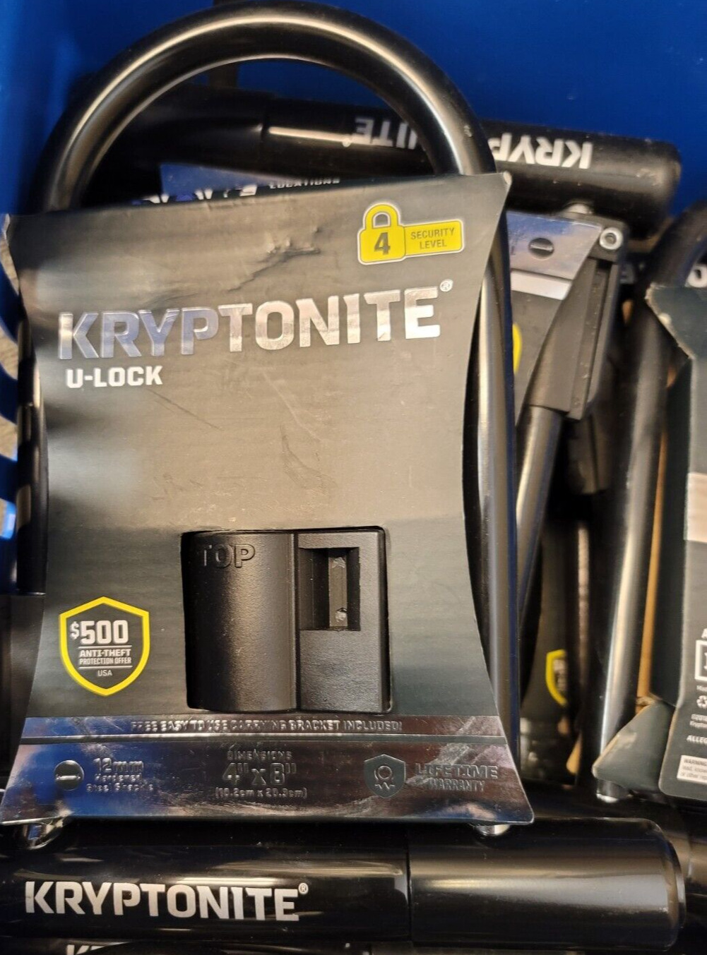 Kryptonite U-Lock for 12mm Bike Security