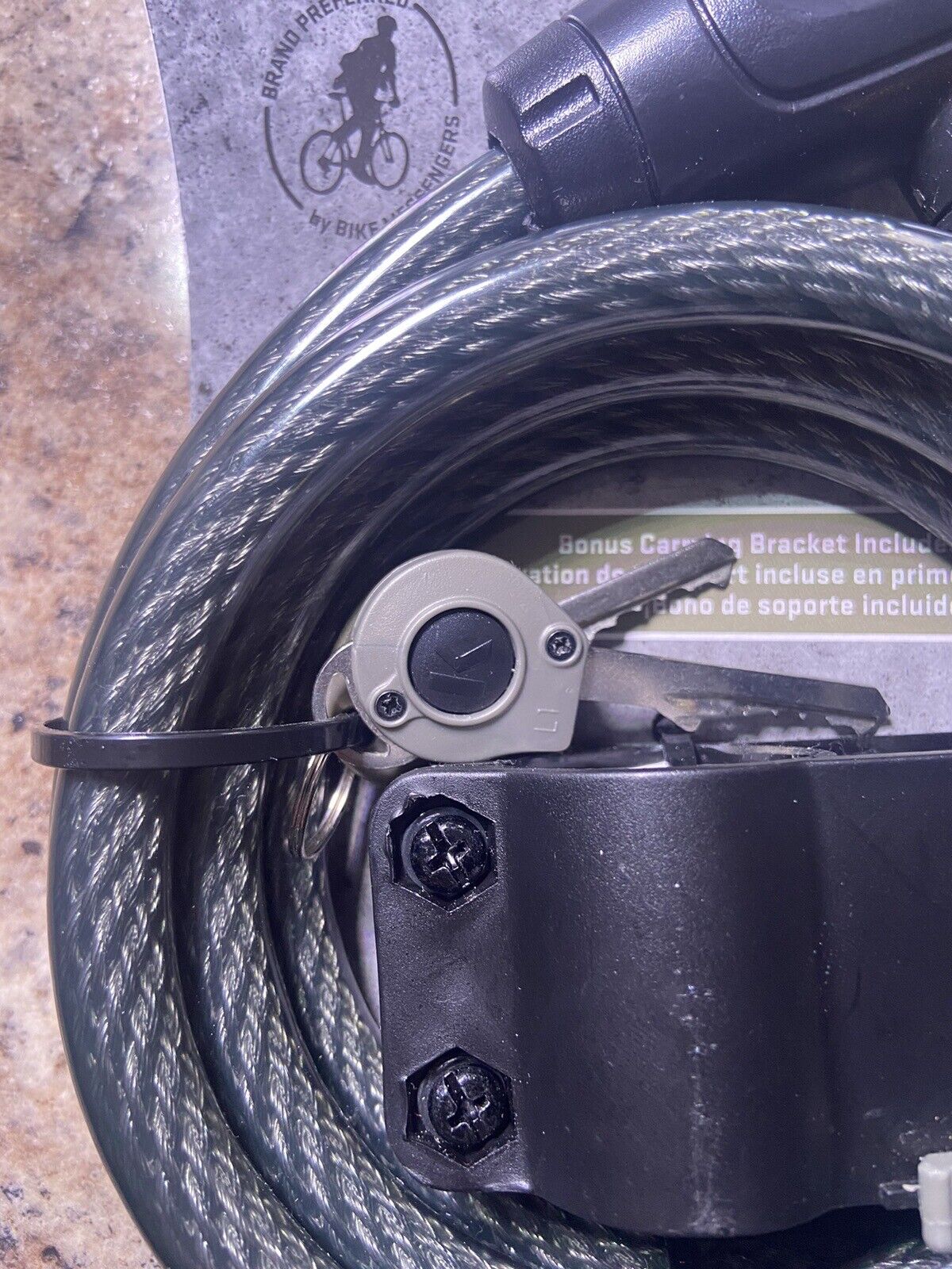 Kryptonite 12mm Bike Key Cable Lock