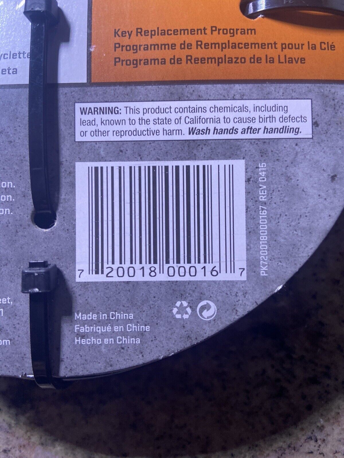 Kryptonite 12mm Bike Key Cable Lock