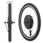 26" 1000W LCD E Bike Front Wheel Conversion Kit
