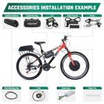 Voilamart 26" Front Wheel 48V 1000W Electric Bike Conversion