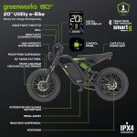 Greenworks 80V All-Terrain Electric Fat Tire Bike