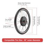 AW E-Bike Conversion Kit - 48V 1000W - 26