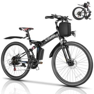 Vivi M026TGB Folding Electric Mountain Bike