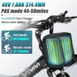 Vivi M026TGB Folding Electric Mountain Bike