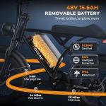 Movcan V60 1000W Electric Fat Tire Bike