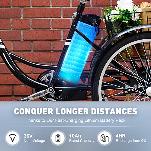 Viribus Electric Tricycle: Three Wheel eBike for Adults