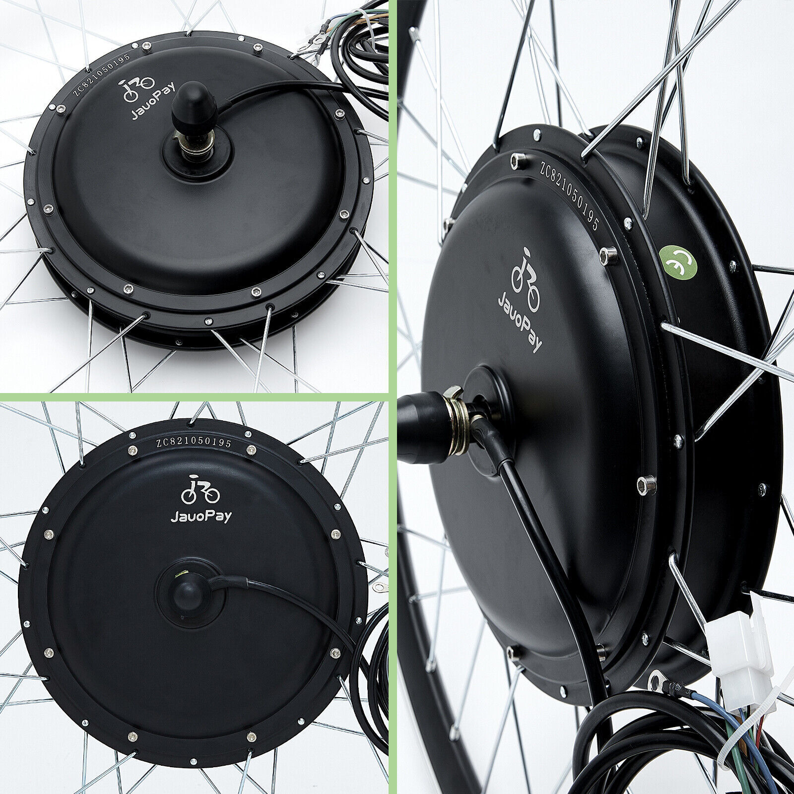 JAUOPAY 26" Front Wheel Electric Bicycle Hub Motor - 36V 750W