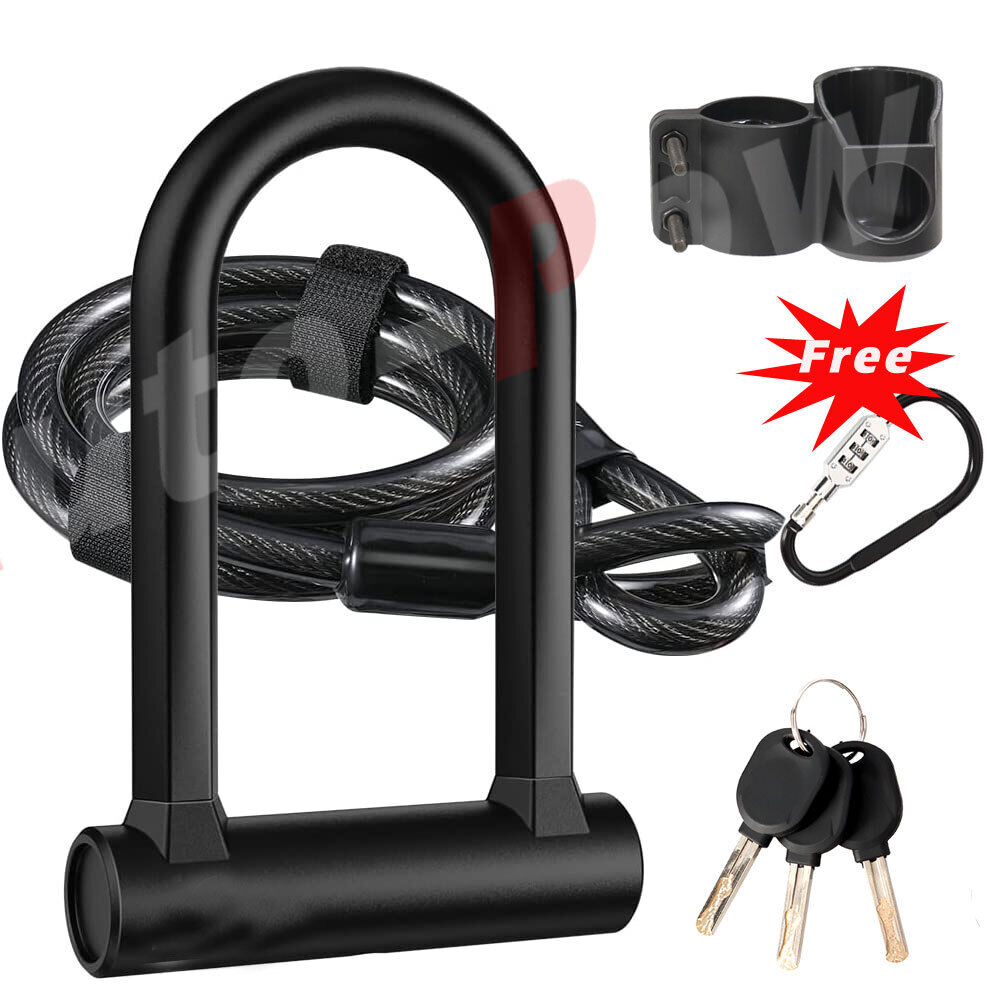 E-Bike Heavy Duty U Lock with Chain