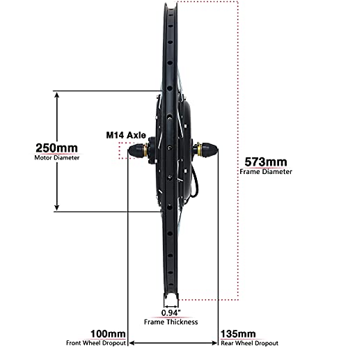 JauoPay 36V 500W Electric Bike Conversion Kit