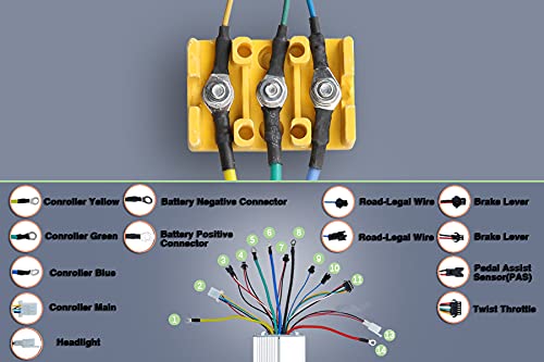 JauoPay 36V 500W Electric Bike Conversion Kit