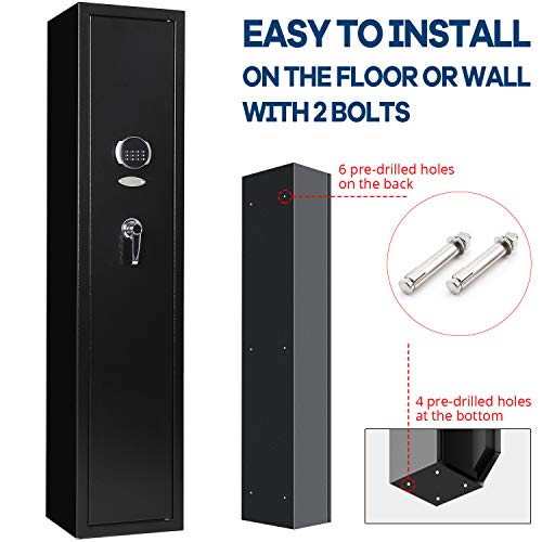 Quick Access 4-Gun Metal Rifle Safe