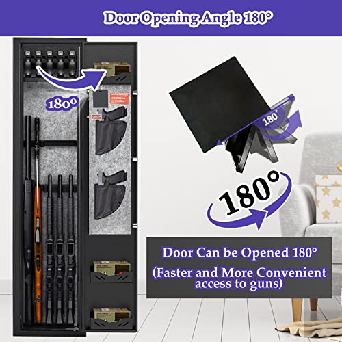 Adjustable Gun Cabinet with Quick Access