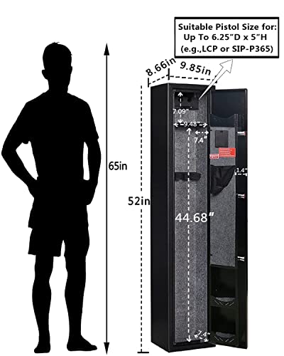 Electronic 2-Gun Home Security Cabinet