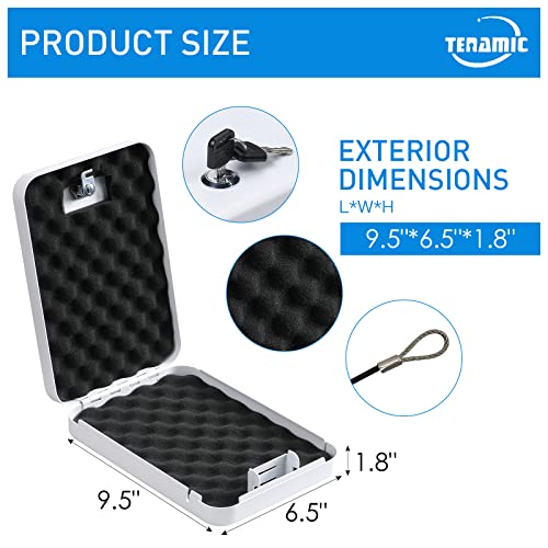 Portable Tenamic Pistol Safe for Home and Travel