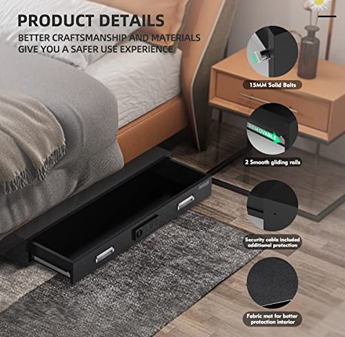 AEGIS Gun Storage Drawer - Secure Under Bed