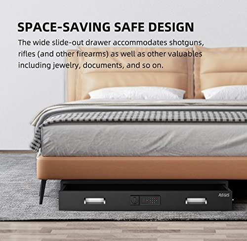 AEGIS Gun Storage Drawer - Secure Under Bed