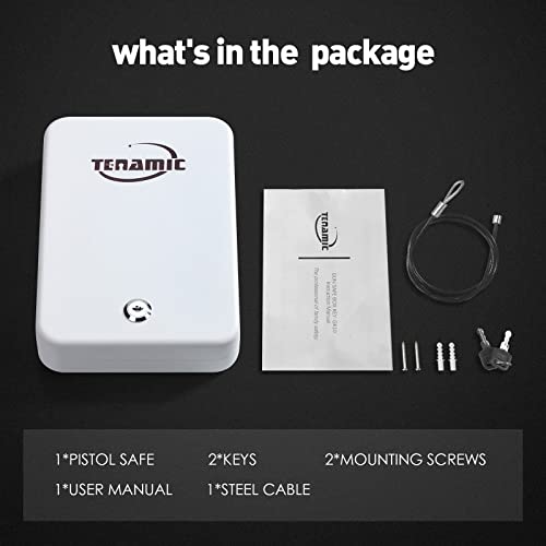 Portable Tenamic Pistol Safe for Home and Travel