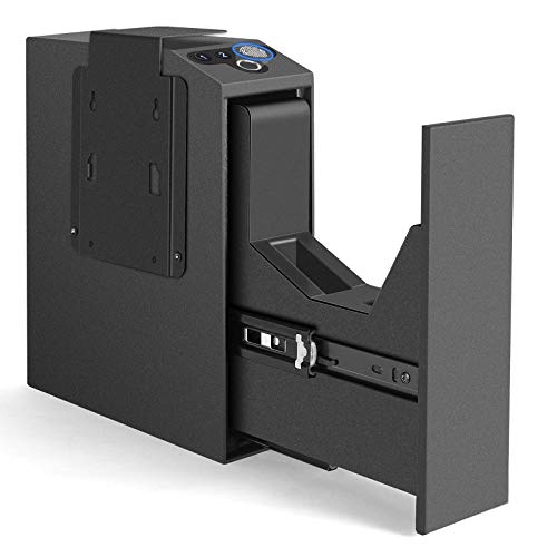 Auto slide biometric gun safe for nightstand