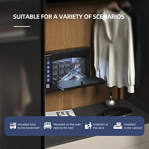 Biometric Wall Pistol Safe by XDeer